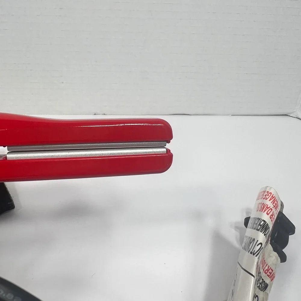 FHI Heat Mini GO Styling Iron Red Ceramic Small Travel Flat Iron with Pouch